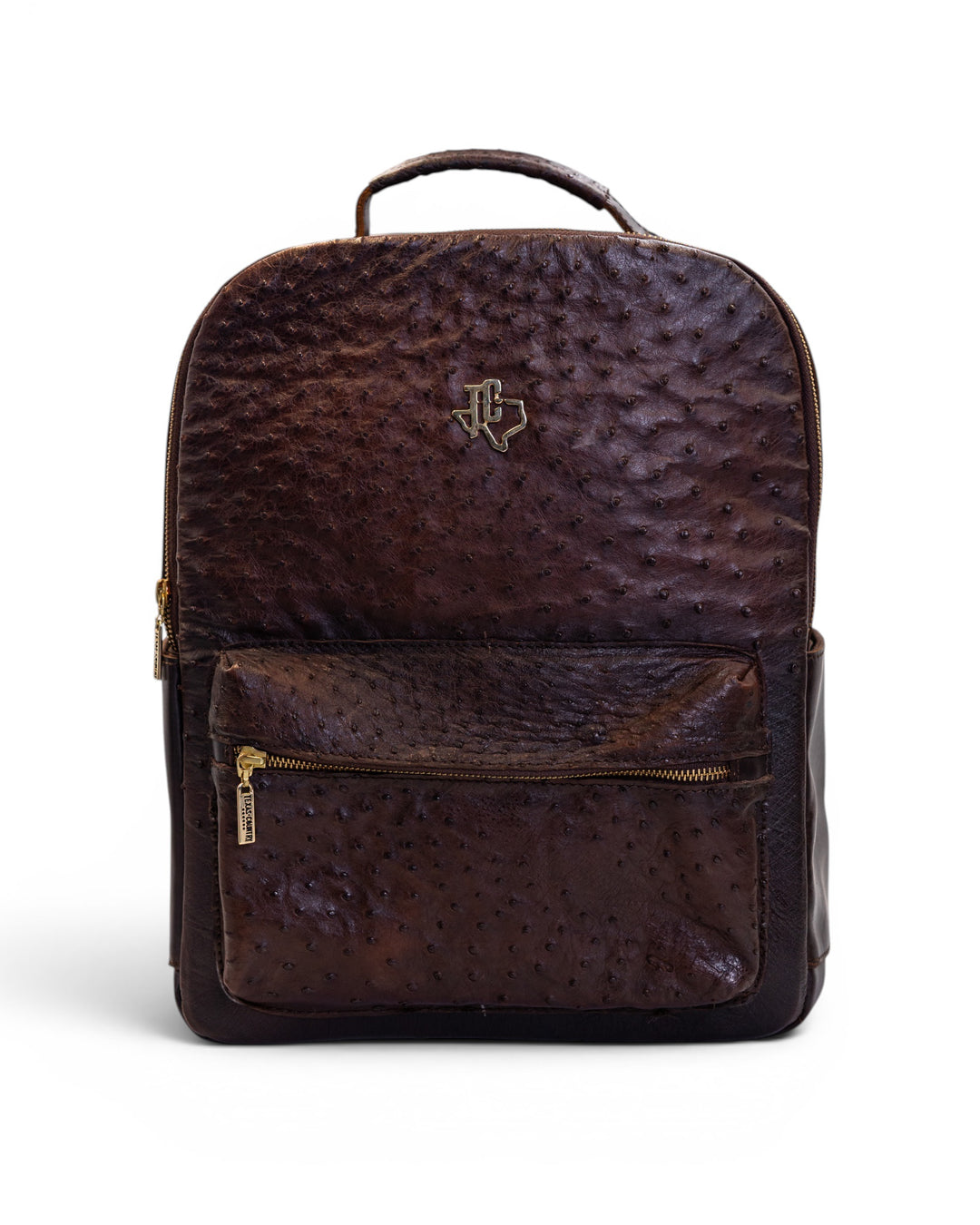 Espresso Ostrich Backpack