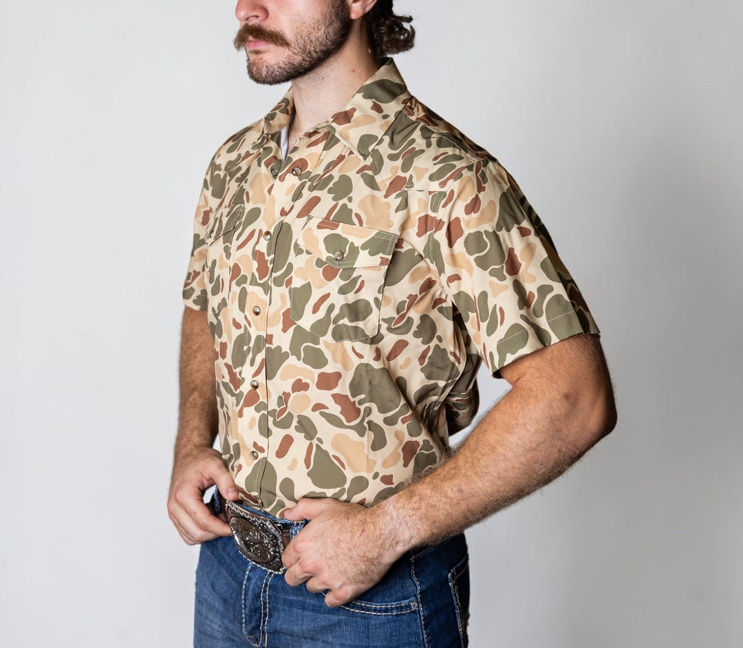 TC Camo Sand Sport Short Sleeve
