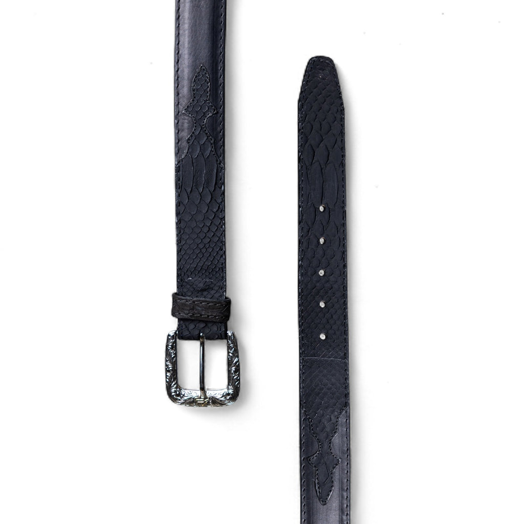 Python Onyx Belt – Texas Country Boots display picture 3