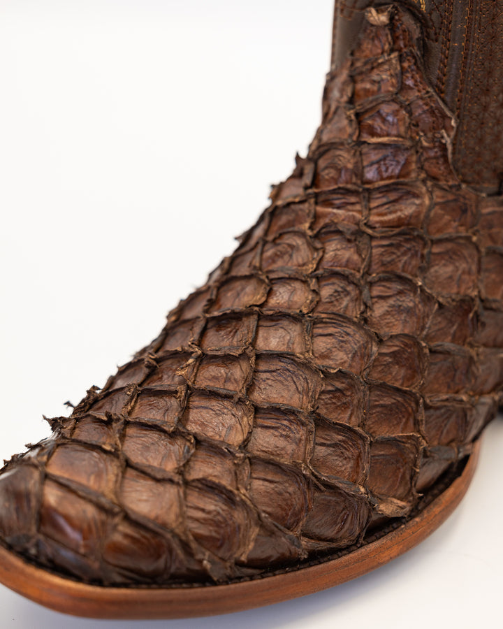 Pirarucu boots Exotic leather boots Fish leather boots Men’s Pirarucu boots Women’s Pirarucu boots Handmade Pirarucu boots Genuine Pirarucu leather boots Cowboy boots Pirarucu Western Pirarucu boots Western wear cowboy boots men's boots pirarucu fashion western square toe exotic leather brown Premium Pirarucu cowboy boots for men Handmade Pirarucu boots Pirarucu boots with square toe Custom exotic leather boots made from Exotic Leather Cowboy Boots Western Wear Handmade Boots Sustainable Fashion Luxury