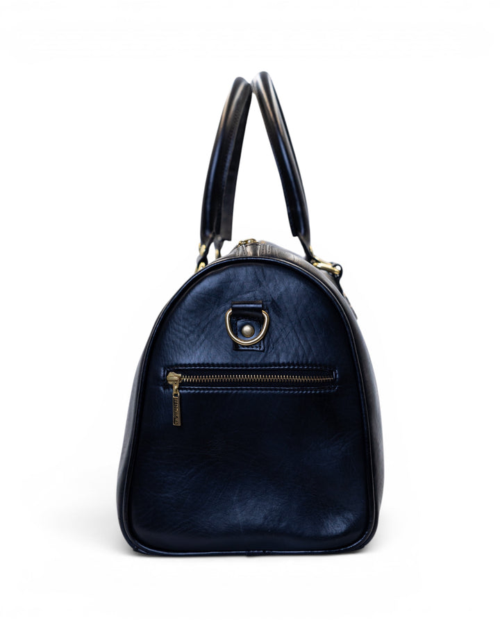 Onyx Calf Leather Duffle Bag