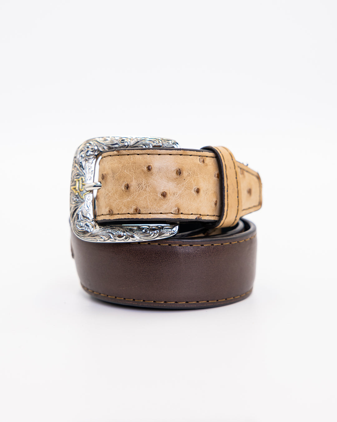 Sand Ostrich Belt