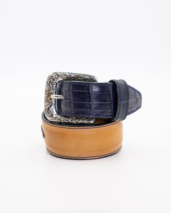 Alligator Navy Belt