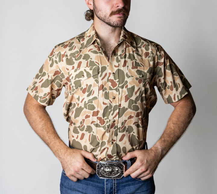 TC Camo Sand Sport Short Sleeve