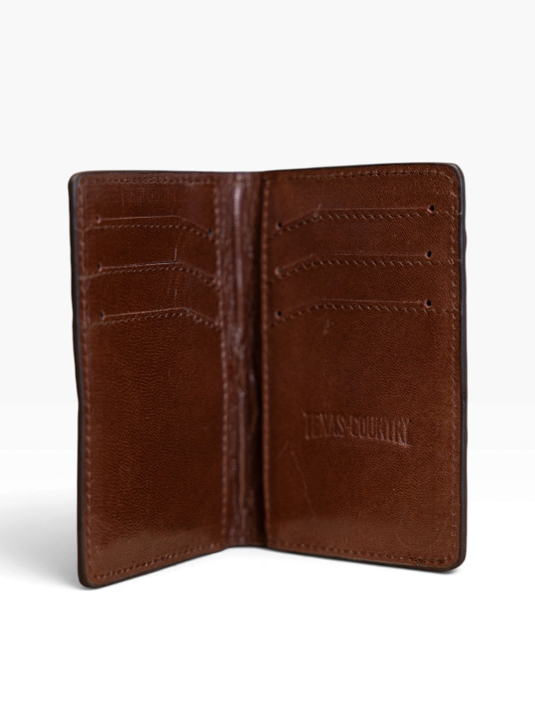 Espresso Ostrich Bifold Wallet
