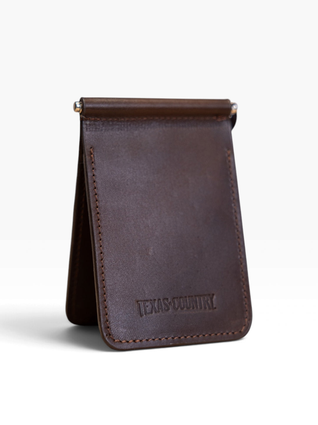Espresso Alligator Money Clip