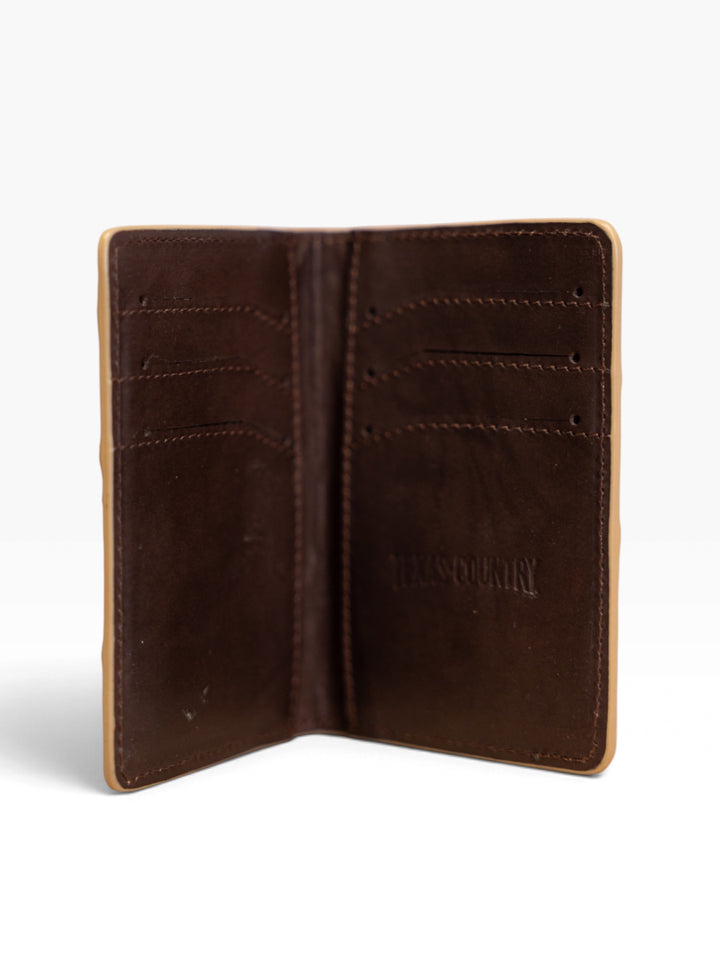 Sand Ostrich Bifold Wallet