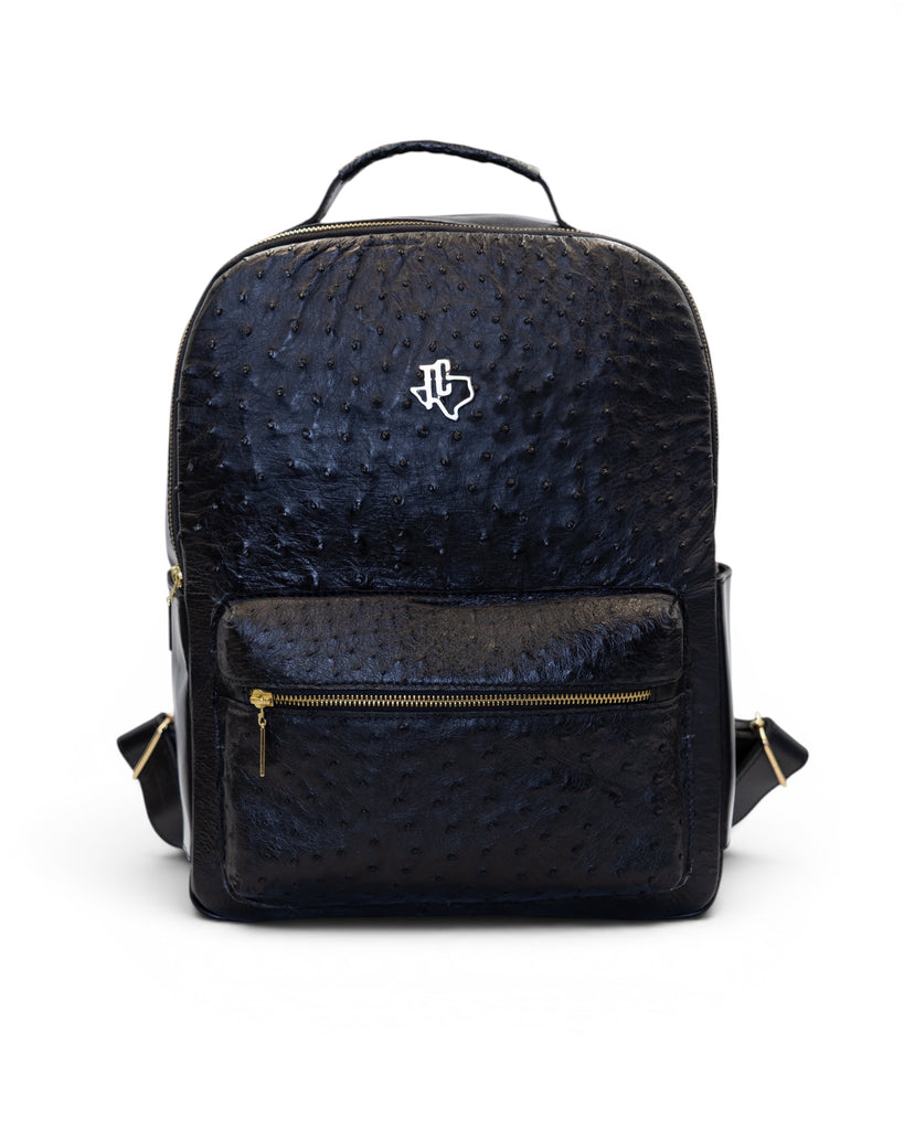 Onyx Ostrich Backpack – Texas Country Boots