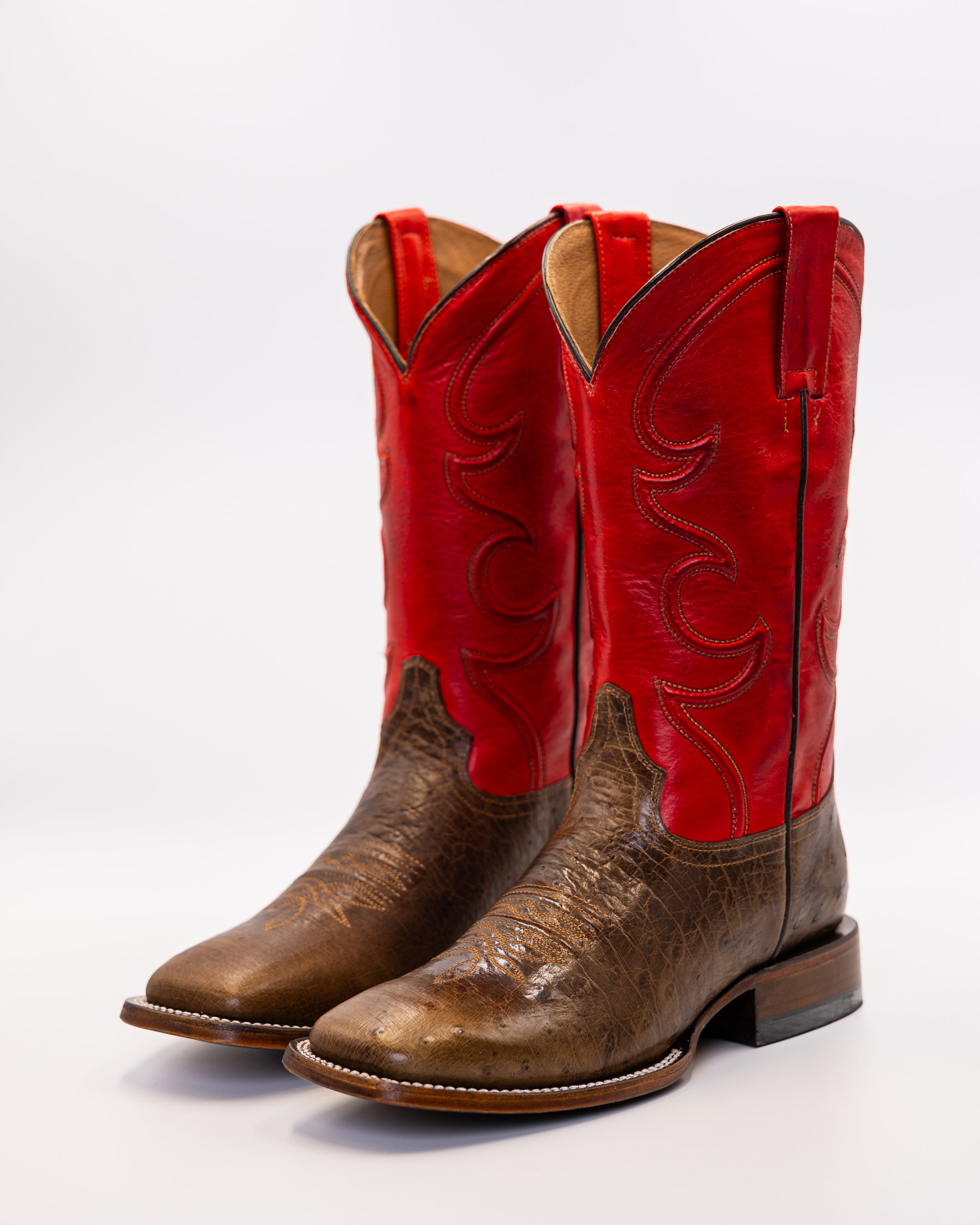 Ostrix Espresso/Red – Texas Country Boots
