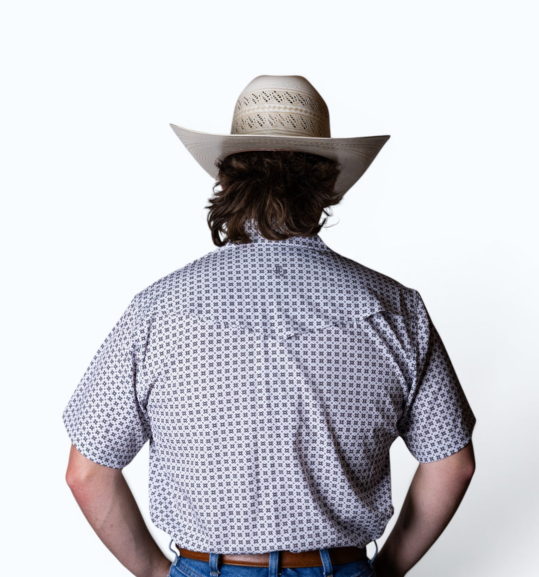 TC Geo White Sport Short Sleeve