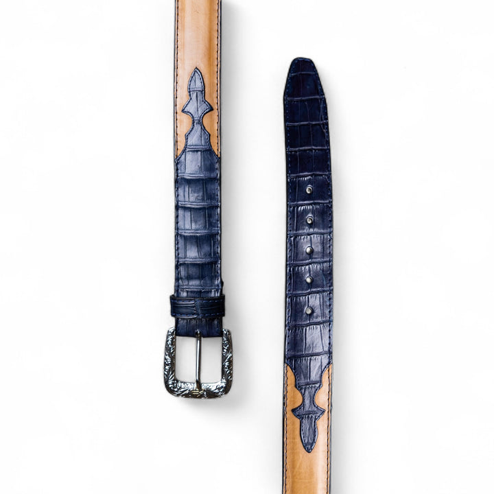 Alligator Navy Belt