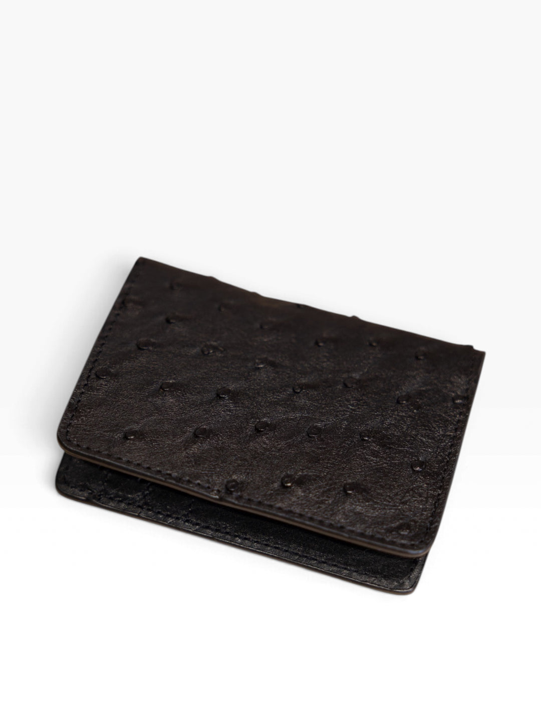 Onyx Ostrich Bifold Wallet