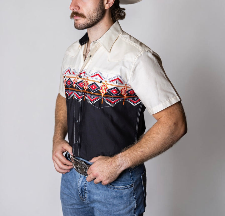 TC Sand Aztec Short Sleeve