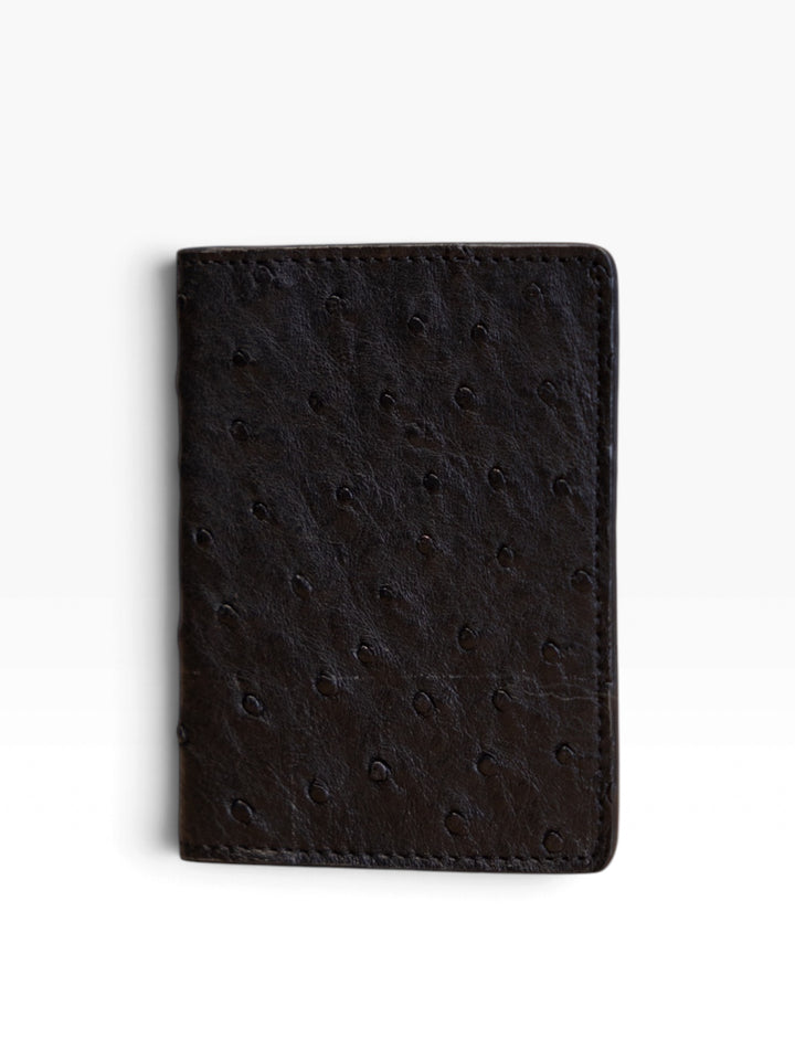 Onyx Ostrich Bifold Wallet