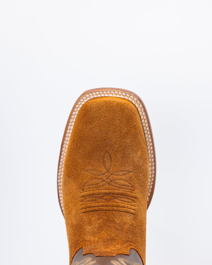 Doc Rough Out Austin Cognac Espresso Rough Out – Texas Country Boots