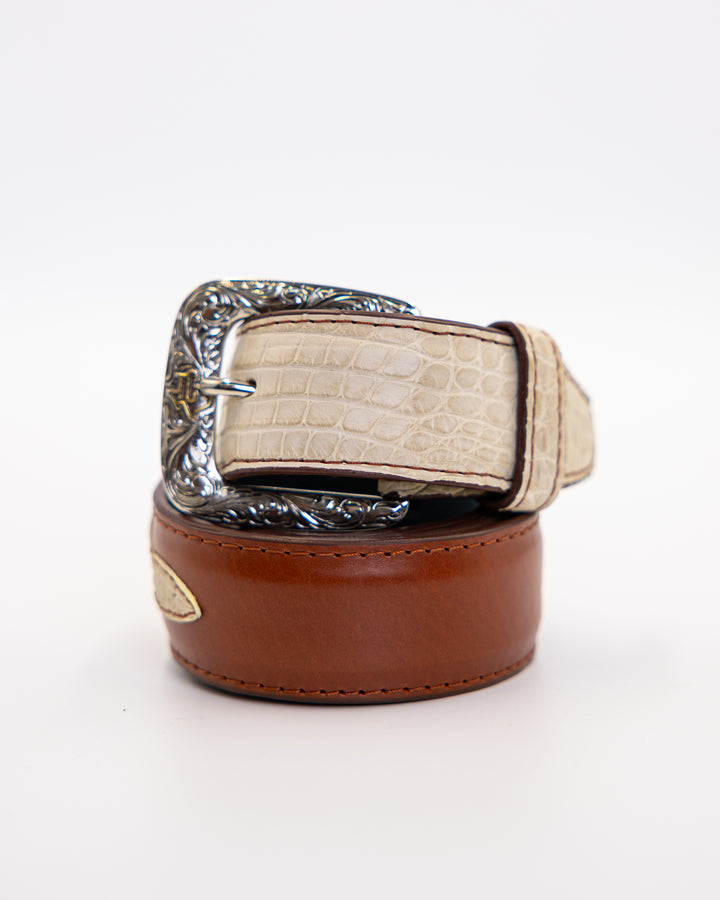 Alligator Ivory Belt
