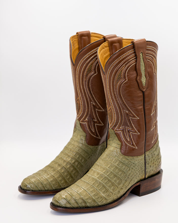 ostrich boots, full quill ostrich boots, caiman boots, stingray boots, alligator boots, American alligator boots, pirarucu boots, python boots, fish skin boots, lizard boots, crocodile boots, calf skin boots, cowhide boots, exotic leather boots, exotic western boots, men’s exotic boots, genuine exotic boots, men’s cowboy boots, western boots, country boots, handmade boots, luxury western boots, premium exotic leather, ranch style boots, Texas style boots, round toe boots, square toe boots, cutter toe boots
