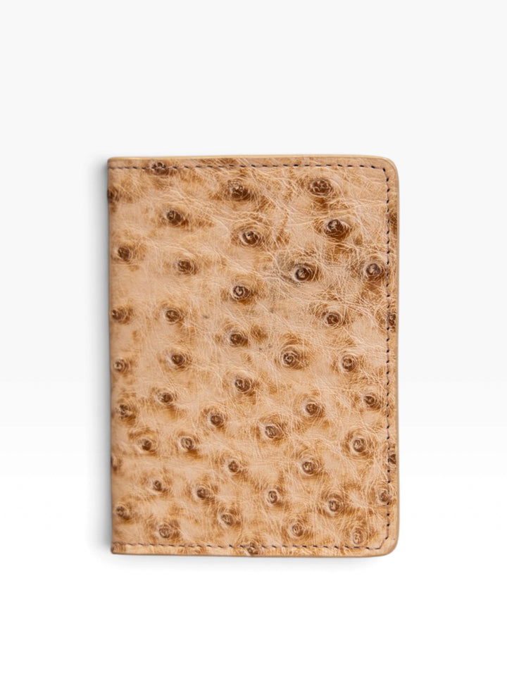 Sand Ostrich Bifold Wallet