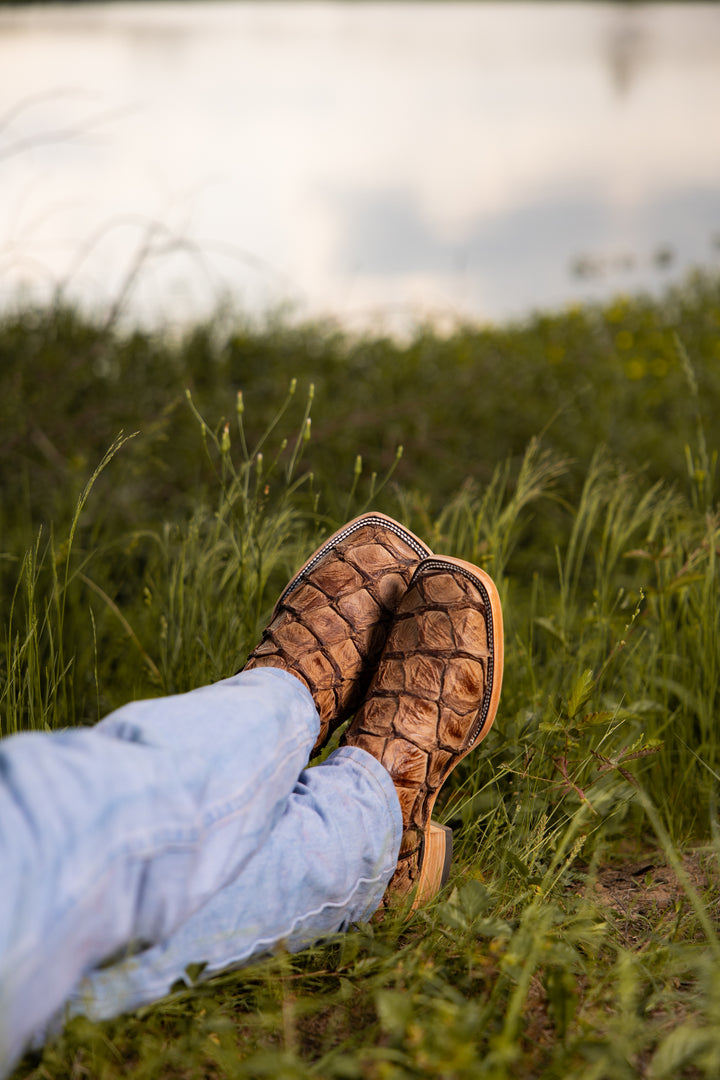 Pirarucu boots Exotic leather boots Fish leather boots Men’s Pirarucu boots Women’s Pirarucu boots Handmade Pirarucu boots Genuine Pirarucu leather boots Cowboy boots Pirarucu Western Pirarucu boots Western wear cowboy boots men's boots pirarucu fashion western square toe exotic leather brown Premium Pirarucu cowboy boots for men Handmade Pirarucu boots Pirarucu boots with square toe Custom exotic leather boots made from Exotic Leather Cowboy Boots Western Wear Handmade Boots Sustainable Fashion Luxury
