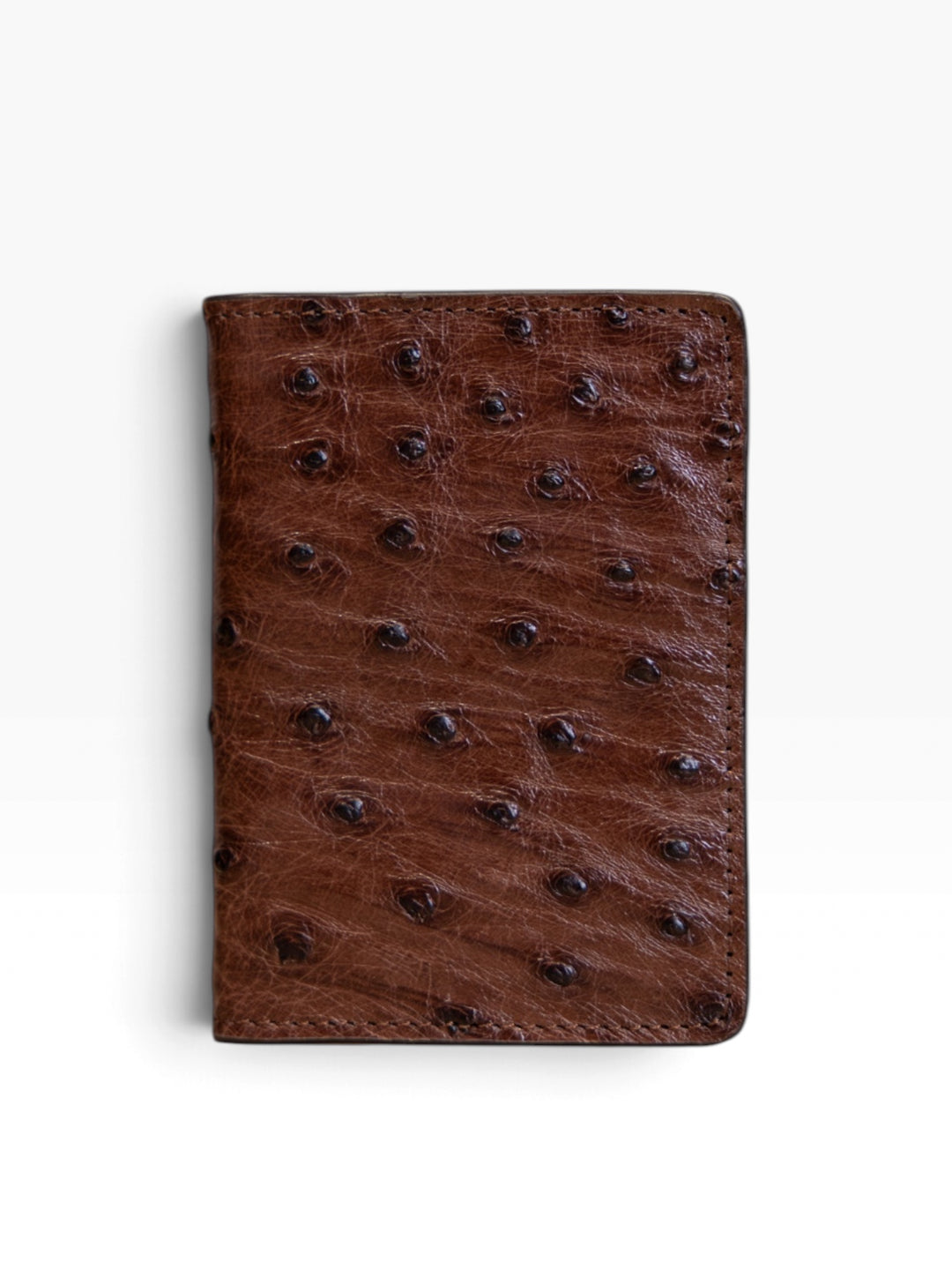 Espresso Ostrich Bifold Wallet