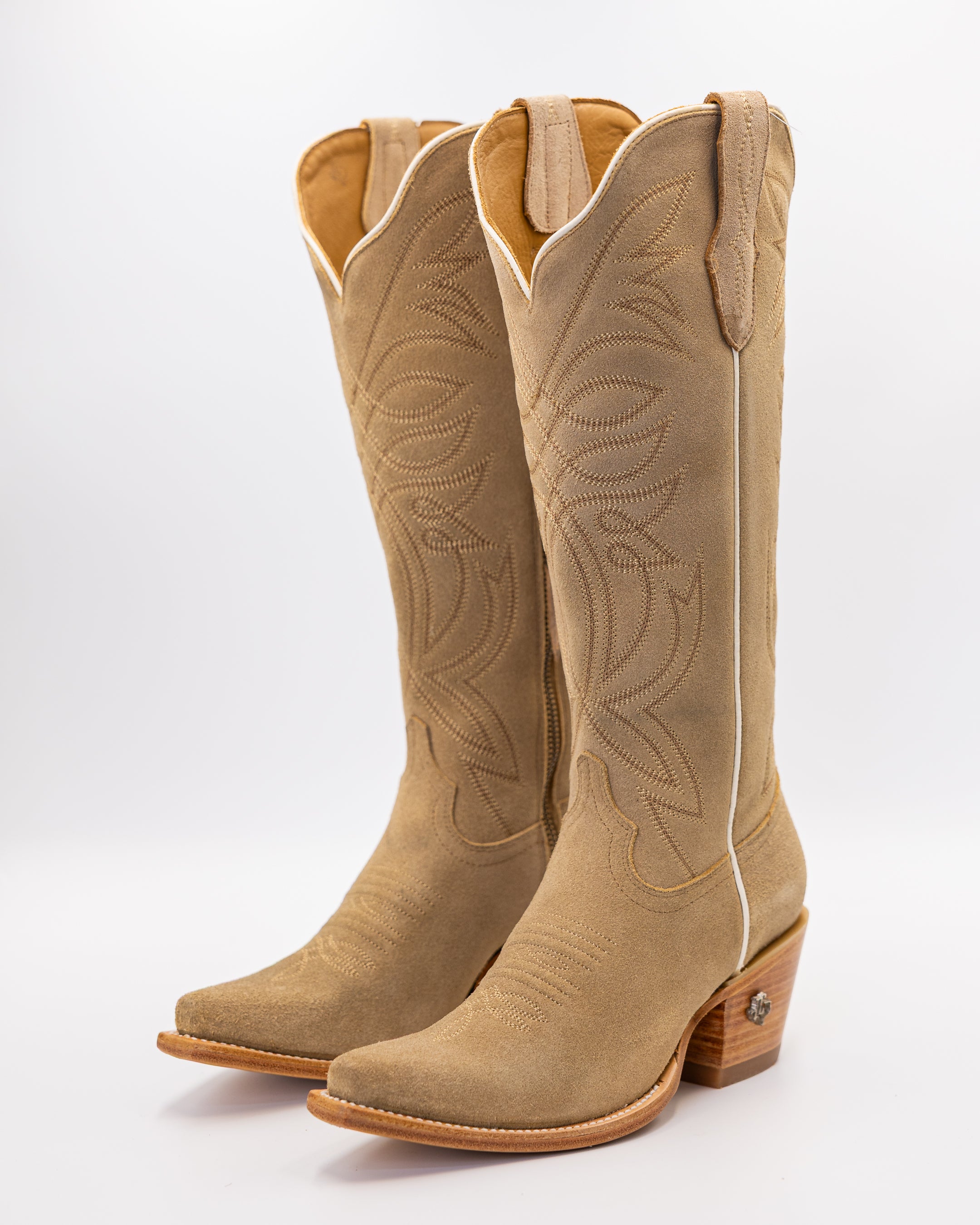 Allison Sand Rough Out – Texas Country Boots