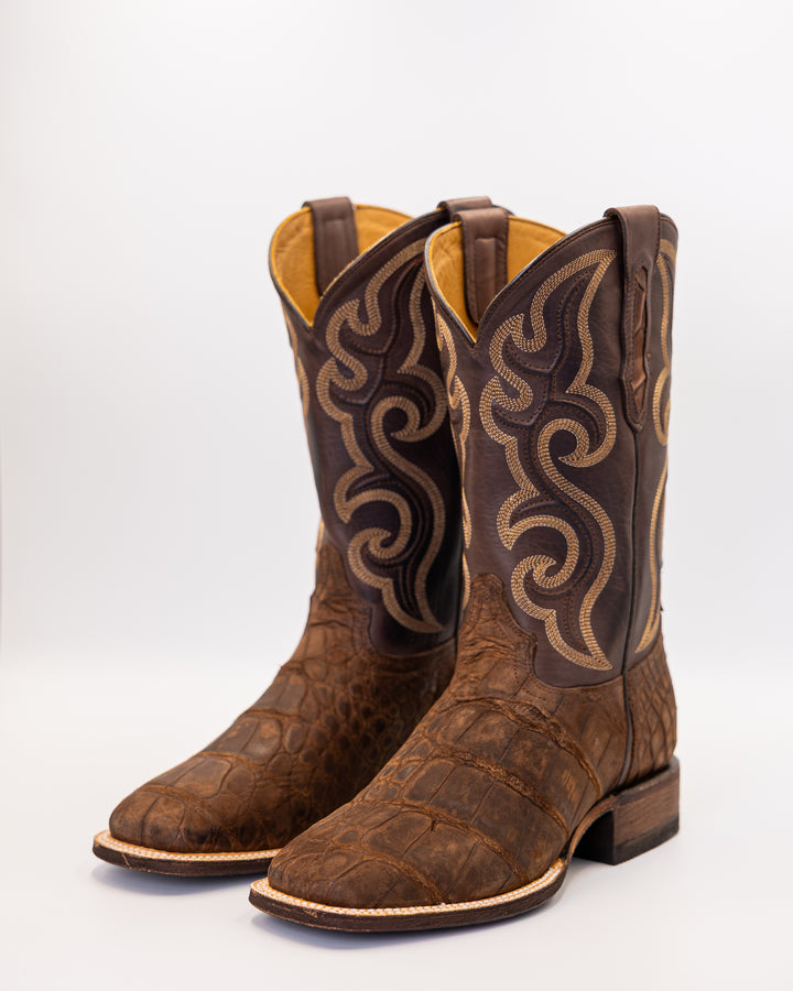 ostrich boots, full quill ostrich boots, caiman boots, stingray boots, alligator boots, American alligator boots, pirarucu boots, python boots, fish skin boots, lizard boots, crocodile boots, calf skin boots, cowhide boots, exotic leather boots, exotic western boots, men’s exotic boots, genuine exotic boots, men’s cowboy boots, western boots, country boots, handmade boots, luxury western boots, premium exotic leather, ranch style boots, Texas style boots, round toe boots, square toe boots, cutter toe boots